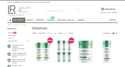 Desktop Screenshot of colostrum-direkt.de