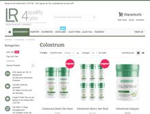 Tablet Screenshot of colostrum-direkt.de